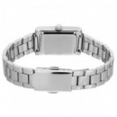 CASIO LTP-1234DD-5A Reloj Mujer Plateado Esfera Marrón
