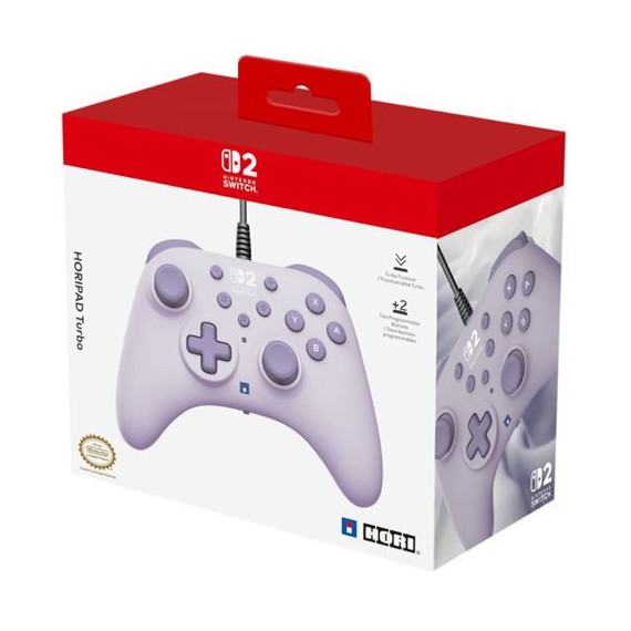 Mando Horipad Turbo Lavanda Nintendo SWITCH2  HORI