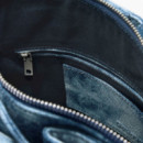 Desigual Mochila mini de tejido denim azul 26WAKD05-5008