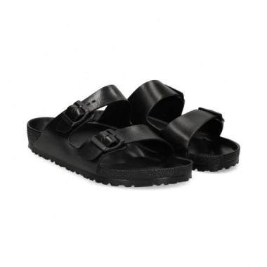 Sandalia 2 Hebillas Goma Negro  BIRKENSTOCK