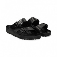 Sandalia 2 Hebillas Goma Negro  BIRKENSTOCK