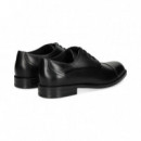 Blucher Partido Piel Negro  HUGO BOSS