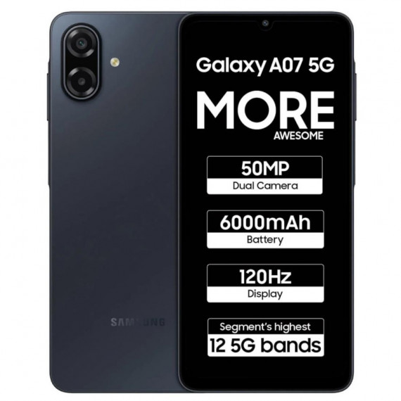 Samsung Galaxy A07 5G 8GB 256GB Black (SM-A075) Internacional