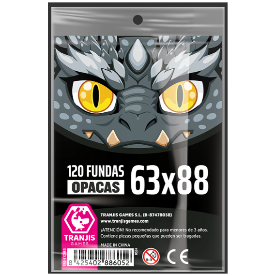 Fundas de Cartas Dragón Negro  TRANJIS GAME