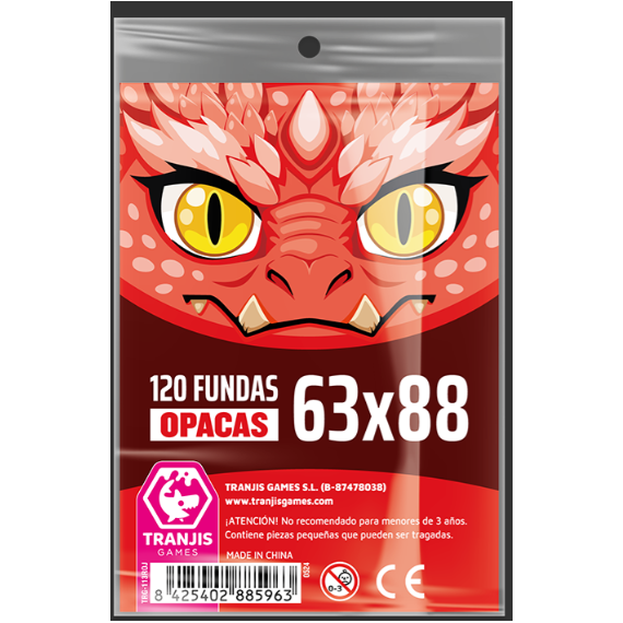 Fundas de Cartas Dragón Roja  TRANJIS GAME