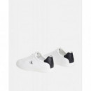 LOW PROF CUPSOLE LTH BRIGHT WHITE/BLACK