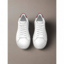 CHUNKY CUPSOLE LACEUP LTH BRIGHT WHITE/R