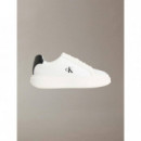 CHUNKY CUPSOLE LACEUP LTH WHITE/BLACK/WH