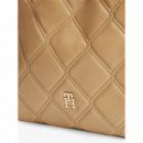 Th Feminine Mini Tote Classic Khaki  TOMMY HILFIGER