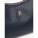 Th Icon Shoulder Bag Space Blue  TOMMY HILFIGER