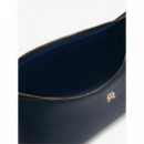 Th Icon Shoulder Bag Space Blue  TOMMY HILFIGER