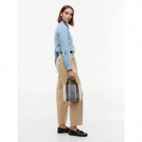 Th City Mini Satchel Jacquard Space Blue  TOMMY HILFIGER