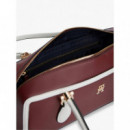 Th Grace Shoulder Bag Col Block Velvet M  TOMMY HILFIGER