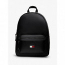 Tjm Elevated Pu Backpack Black  TOMMY HILFIGER