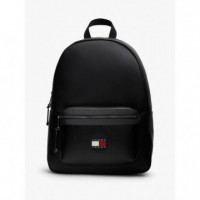 Tjm Elevated Pu Backpack Black  TOMMY HILFIGER