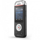 PHILIPS Grabadora De Voz Digital DVT2810 Con Software De Transcripcion 8GB y Ranura Micro SD