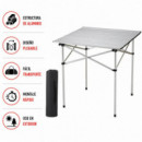 Mesa de Camping Plegable Aluminio DONNA GARDEN 70X70CM