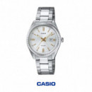 CASIO LTP-1302D-7A2 | Reloj Mujer Plateado 50M con Fecha