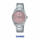 CASIO LTP-1302DD-4A1 | Reloj Mujer Esfera Rosa 50M