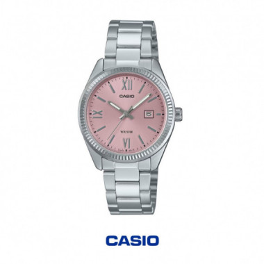 CASIO LTP-1302DD-4A1 | Reloj Mujer Esfera Rosa 50M
