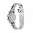 CASIO LTP-1314D-1A Reloj Analógico Mujer Acero Esfera Negra