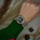 CASIO LTP-1314SG-1A Reloj Analógico Mujer Bicolor Esfera Negra