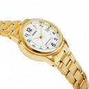 CASIO LTP-V002G-7B Reloj Analógico Mujer Dorado con Fecha
