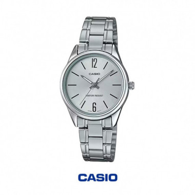 CASIO LTP-V005D-7B Mujer | Reloj Plateado de Acero