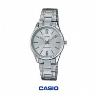 CASIO LTP-V005D-7B Mujer | Reloj Plateado de Acero