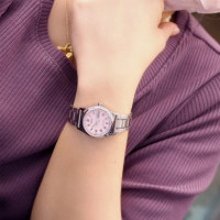 CASIO LTP-V006D-4B Mujer | Esfera Rosa, Día y Fecha