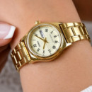 CASIO LTP-V006G-9B Mujer | Dorado, Día y Fecha