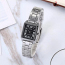 CASIO LTP-V007D-1B Mujer | Plateado y Esfera Negra