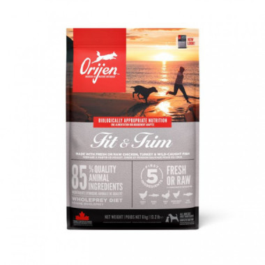 ORIJEN Perro Adulto Fit & Trim 6 Kg