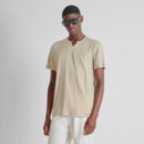 Camiseta Regular Fit de Punto de Algodón Slub  ANTONY MORATO