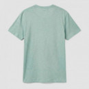 Camiseta Regular Fit de Punto de Algodón Slub  ANTONY MORATO