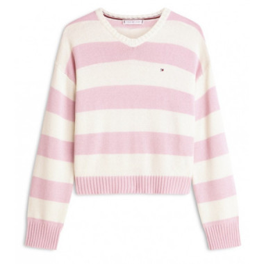 TOMMY HILFIGER - Mdrn Rugby Rlx V-nk - 0D1 - F|WW0WW47655/0D1