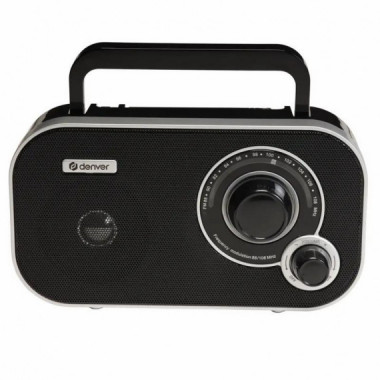 Radio Fm DENVER Vintage Anal&oacute;gica Negra (TR-51B Black)