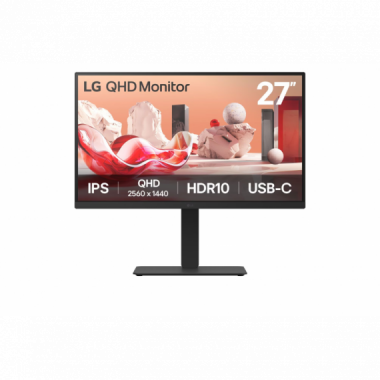 Monitor LG 27" QHD IPS Pivotable Regulable USB-C (27BA75QB-T)