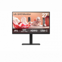 Monitor LG 27" QHD IPS Pivotable Regulable Usb-c (27BA75QB-T)