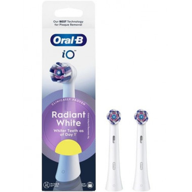 ORAL-B Repuesto Cepillo Io Radiant White Pack de 2 Rb WW-2