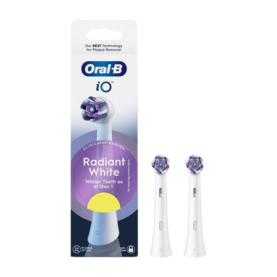 ORAL-B Repuesto Cepillo Io Radiant White Pack de 2 Rb WW-2