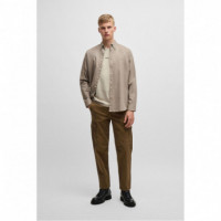 BOSS Camiseta Beige 50473278-271