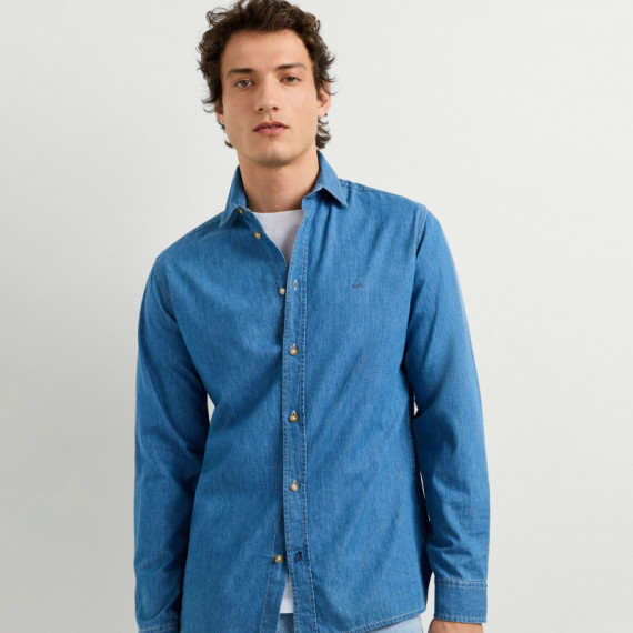 Pepe Jeans Camisa clásica de corte ajustado PM30912813C2-000