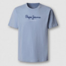 Pepe Jeans Camiseta básica de punto sencillo PM5010178-532
