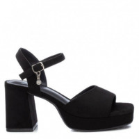 XTI Sandalia en Dos Acabados 141471-NEGRO