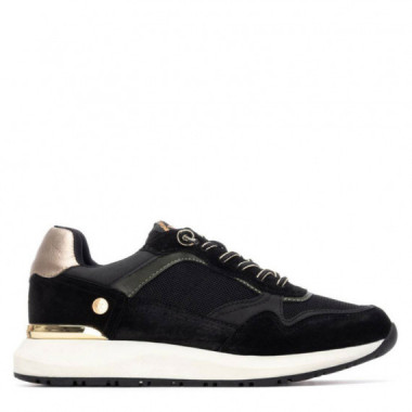 Xti Zapatilla en material textil 144206-NEGRO