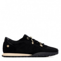 XTI Zapatilla Cómoda y Ligera 146146-NEGRO