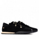 Xti Zapatilla cómoda y ligera 146146-NEGRO
