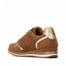 Xti Zapatilla suave de antelina 146368-CAMEL