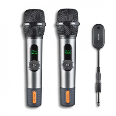 Microfono Inalambrico NGS Singerstar Duo Kit 2 Microfono Vocal